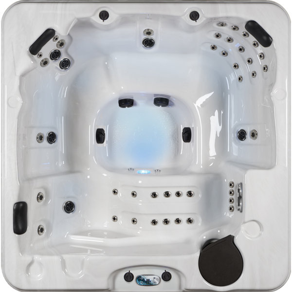 Ohana Spas Restore LS 6Person Lounger 100 Stainless Jet Hot Tub with